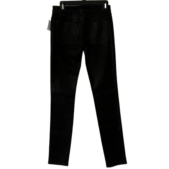 Habitual Eve Hi-Rise Skinny Coated Jeans Black Licorice 25 New With Partial Tags - Picture 4 of 12